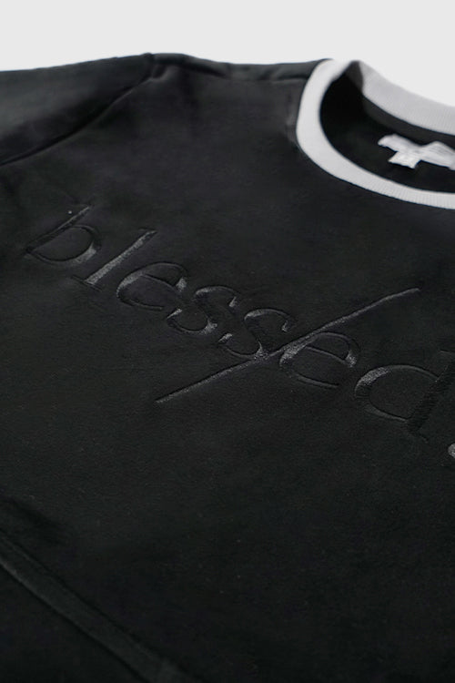 Blessed Velour Crewneck Sweater - The Hideout Clothing