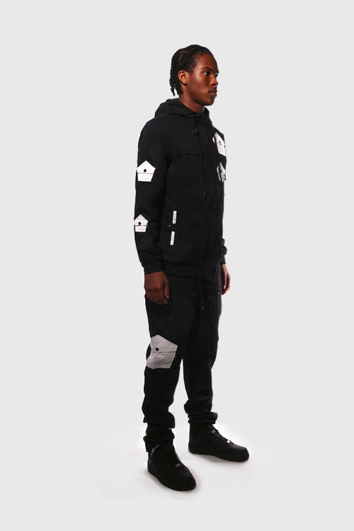 Frosty Nylon Track Cargo Windbreaker Pants - The Hideout Clothing