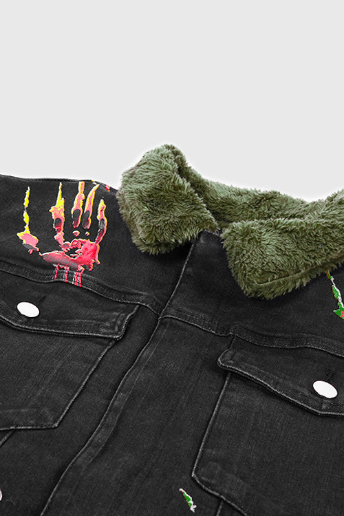 Jahknow War Memory Denim Jacket - The Hideout Clothing