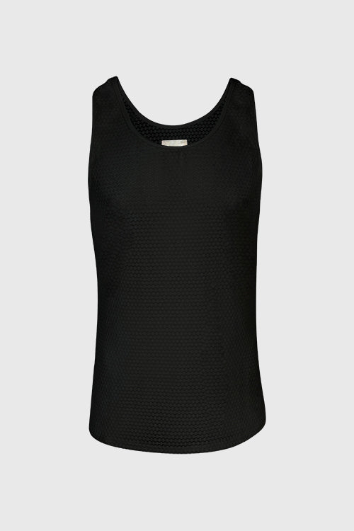 Lavender Mesh Ganzie String Vest - The Hideout Clothing