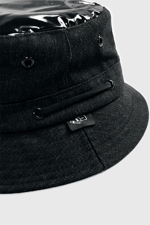 Octagon Denim Bucket Hat - The Hideout Clothing