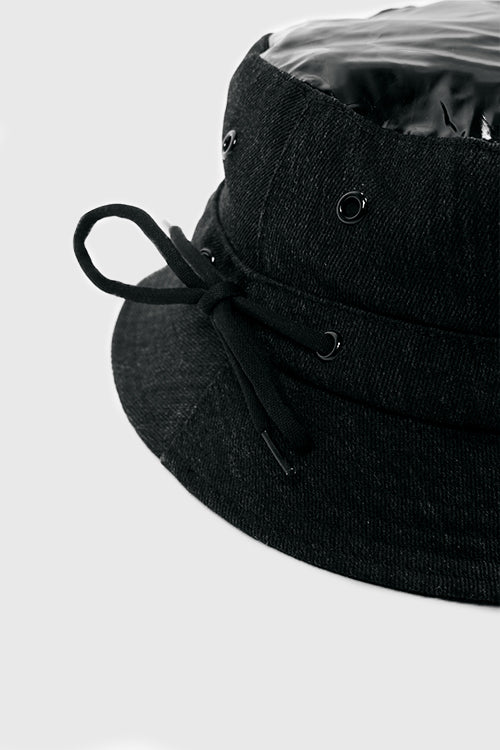 Octagon Denim Bucket Hat - The Hideout Clothing