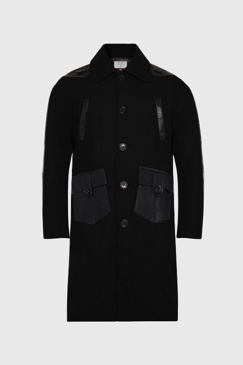 Power Wool Coat - The Hideout Clothing