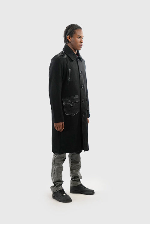 Power Wool Coat - The Hideout Clothing