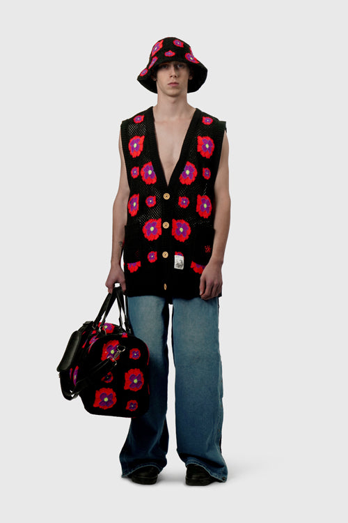【即納】【Gypsohila】 Cable Flower Blouson GPG-609 Cable Flower Blouson | gypsohila