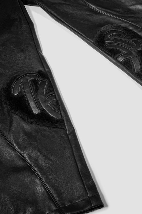 The Hideout Clothing Animal Faux Leather Double Jeans