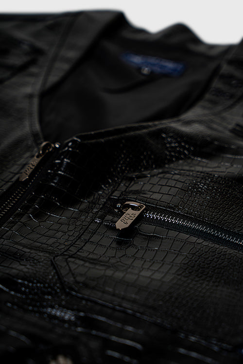 The Hideout Clothing - Crocodile Skin Fisherman Utility Vest