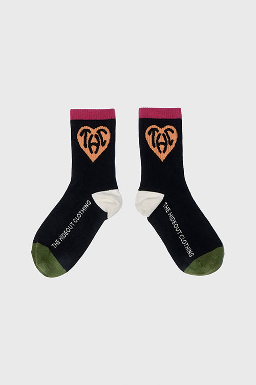 The Hideout Clothing - Heart Socks