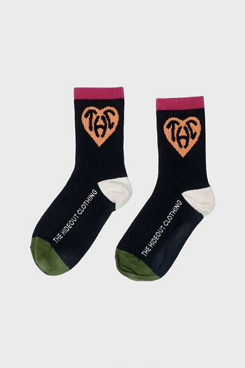 The Hideout Clothing - Heart Socks