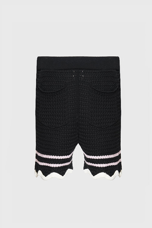 The Hideout Clothing - Racket Club Crochet Knit Shorts