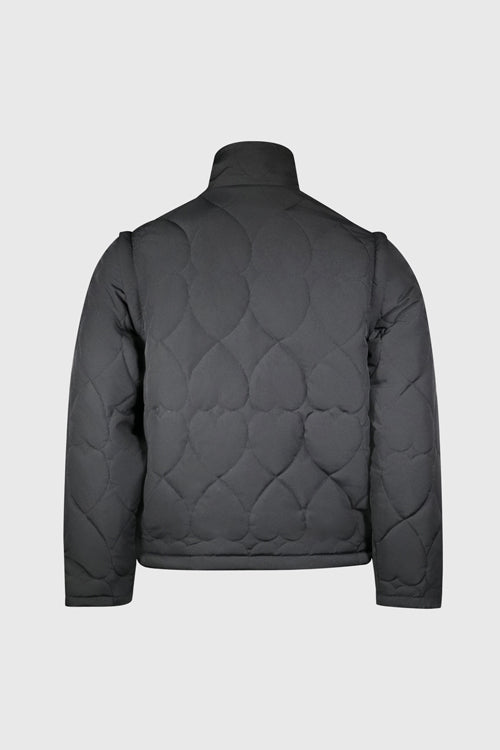 The Hideout Clothing - White Lines Waterproof Puffer Jacket