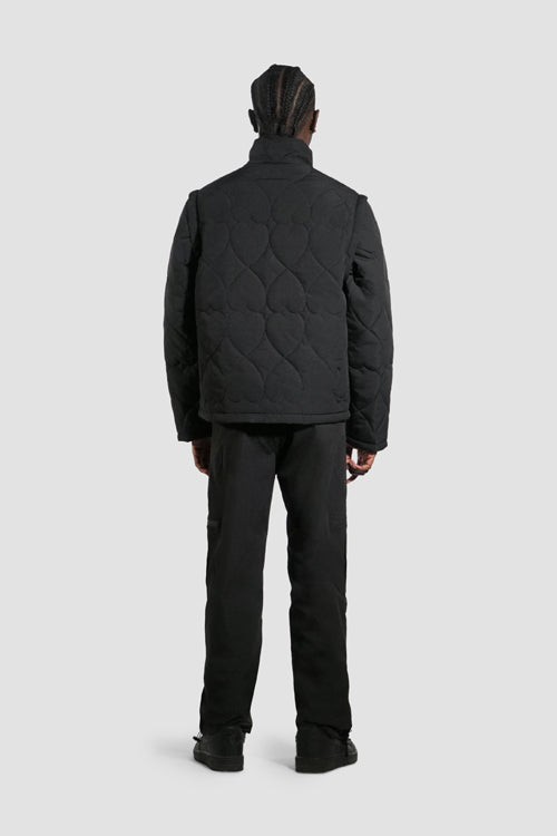 The Hideout Clothing - White Lines Waterproof Puffer Jacket