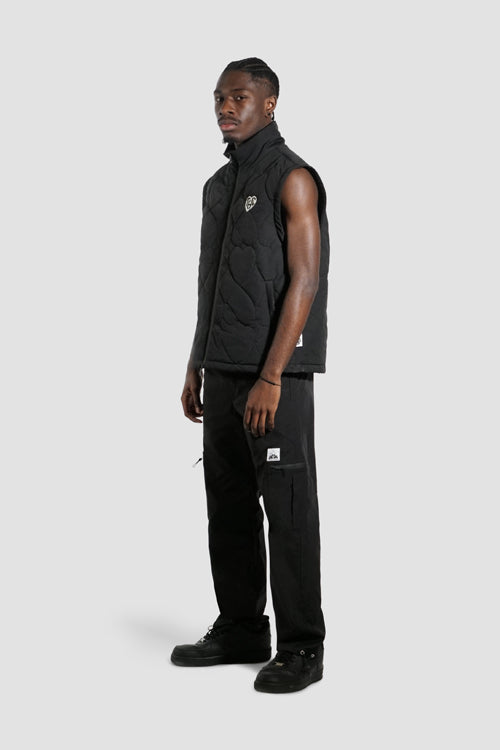 The Hideout Clothing - White Lines Waterproof Puffer Jacket