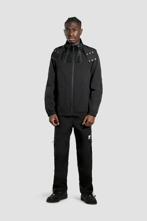 The Hideout Clothing White Lines Waterproof Utility Jacket