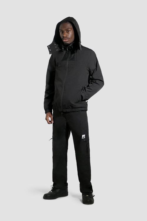 The Hideout Clothing White Lines Waterproof Utility Jacket