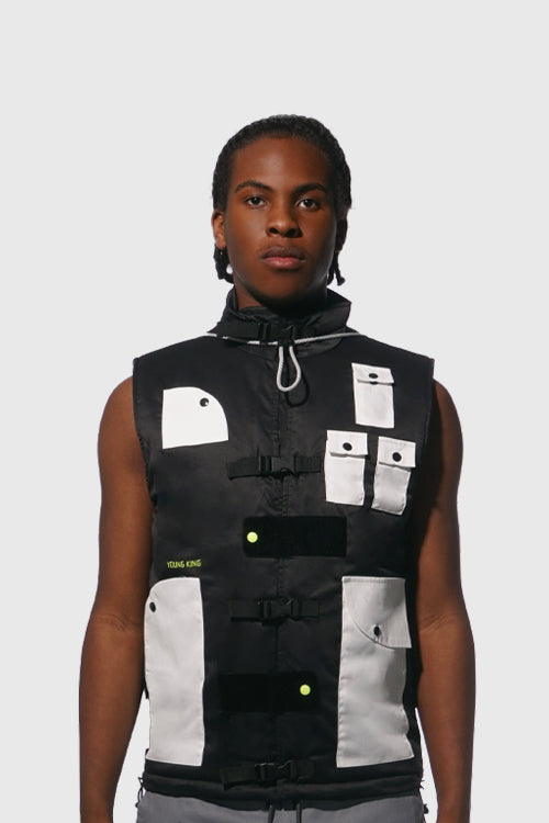 YK Tech Utility Puffer Vest - The Hideout Clothing