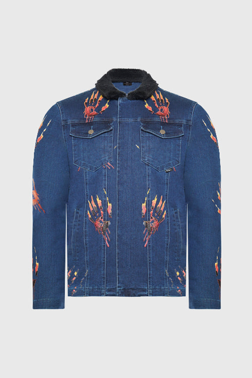 Jahknow War Memory Denim Jacket - The Hideout Clothing