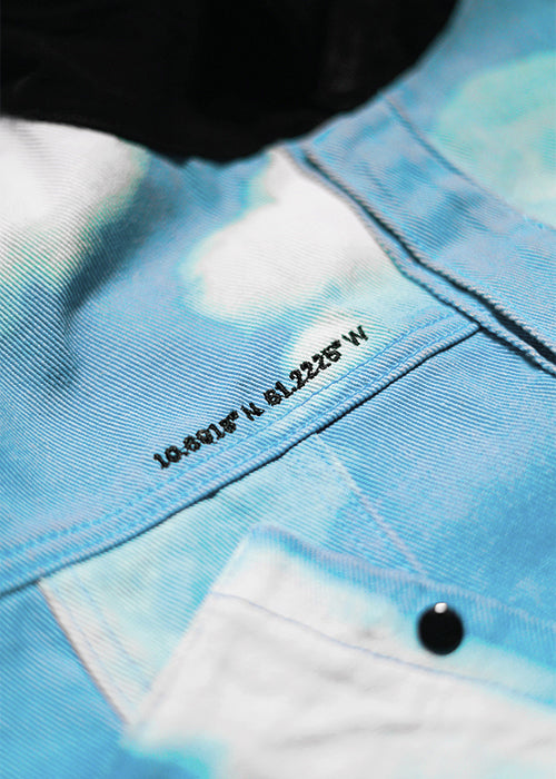 The Hideout Clothing - + Rifle Cloud Bleached Denim Jacket