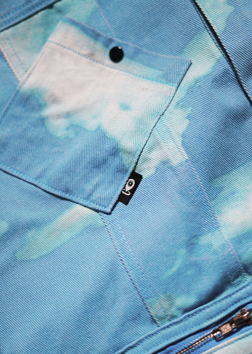 The Hideout Clothing - + Rifle Cloud Bleached Denim Jacket