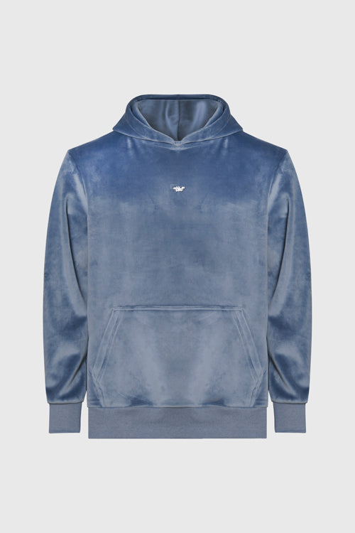 The Hideout Clothing - Metal Logo Velour Hoodie