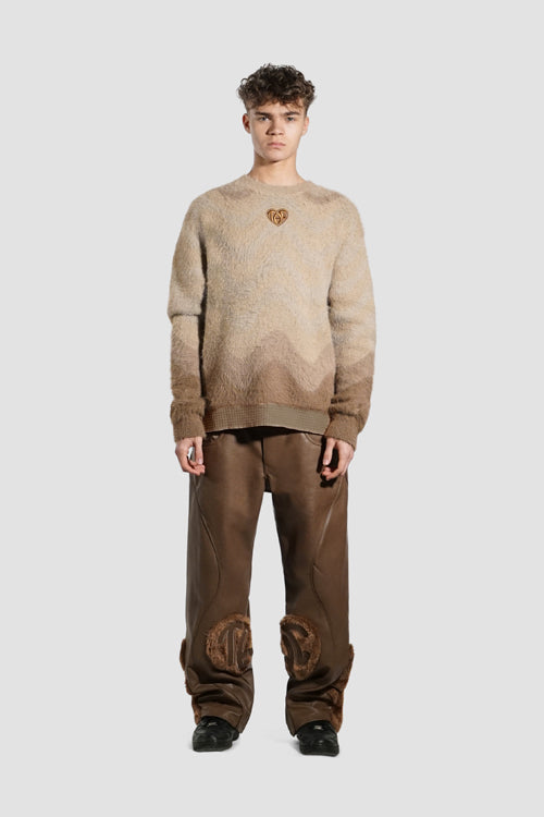 The Hideout Clothing Mohair Knit Crewneck Sweater