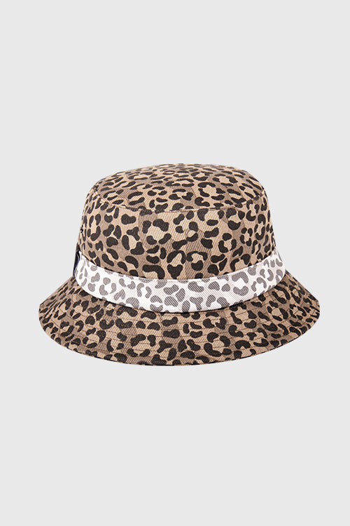 Tropics Leopard Denim Bucket Hat - The Hideout Clothing