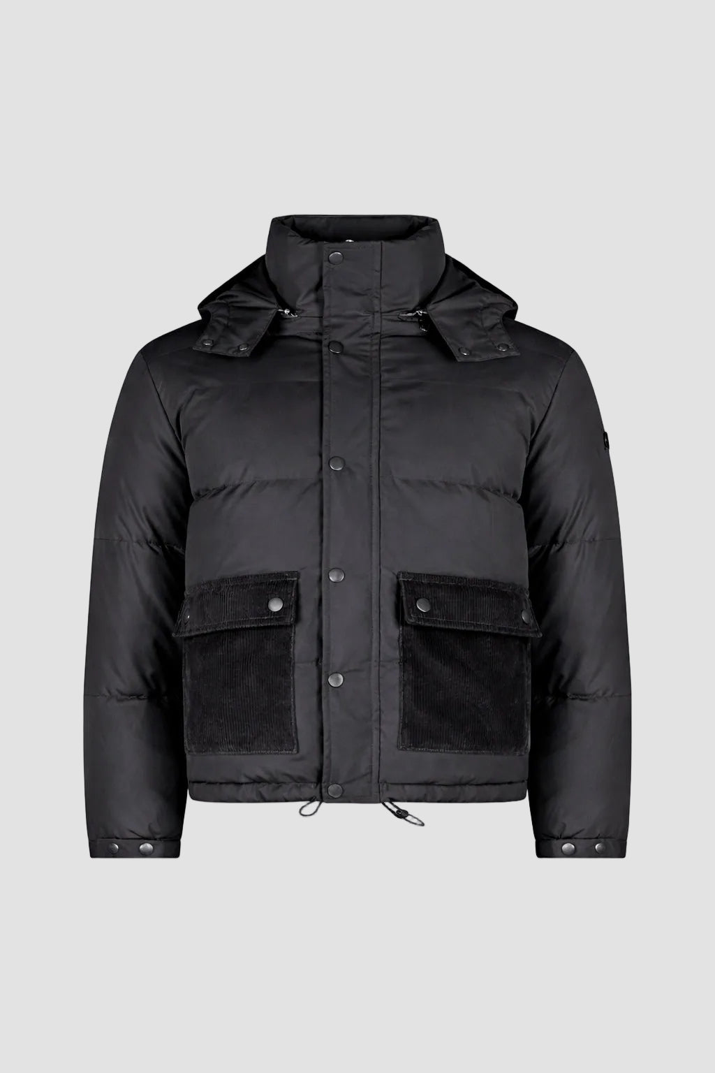 Camouflage Reactive Puffer Jacket Black