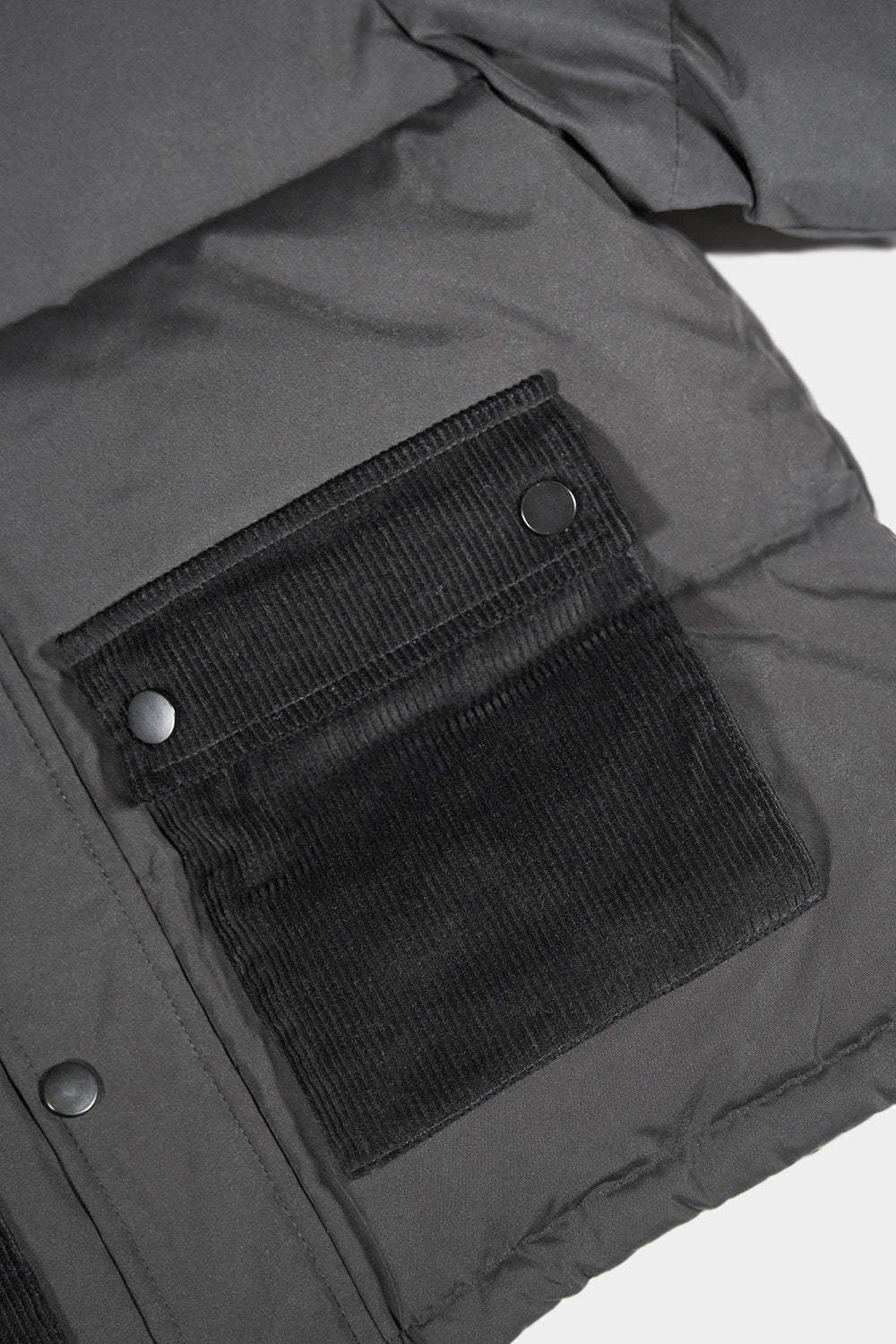 Camouflage Reactive Puffer Jacket Black