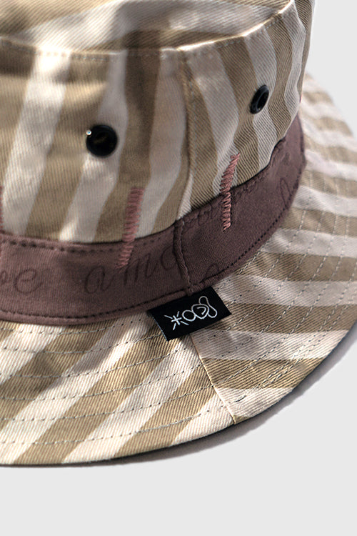 + Soul Love & Stripes Reversible Bucket Hat - The Hideout Clothing