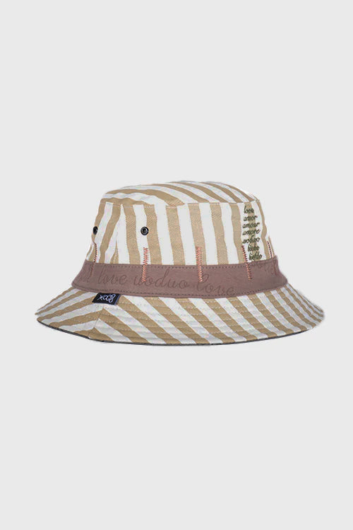 + Soul Love & Stripes Reversible Bucket Hat - The Hideout Clothing