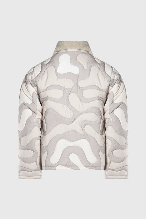 The Hideout Clothing - Camouflage Shearling Puffer Jacket