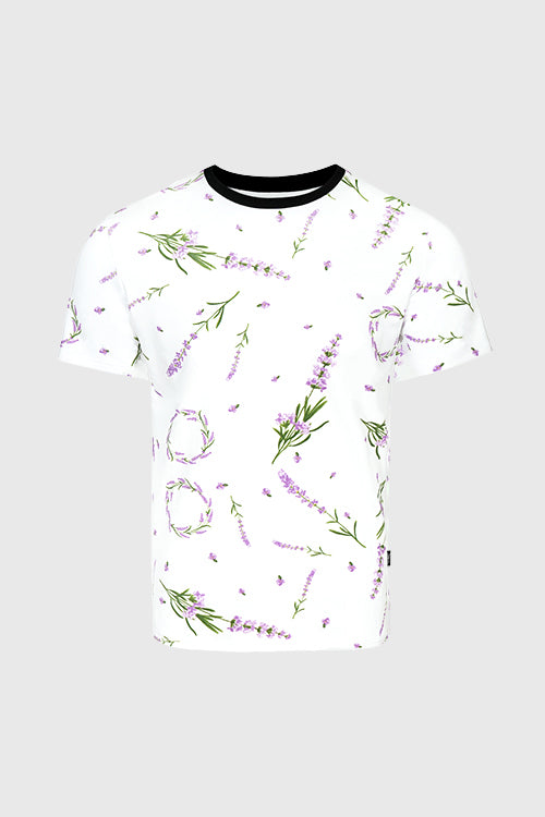 Valensole Lavender All Over Tee - The Hideout Clothing