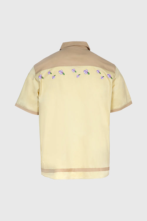 Valensole Lavender SS Button Down Shirt - The Hideout Clothing