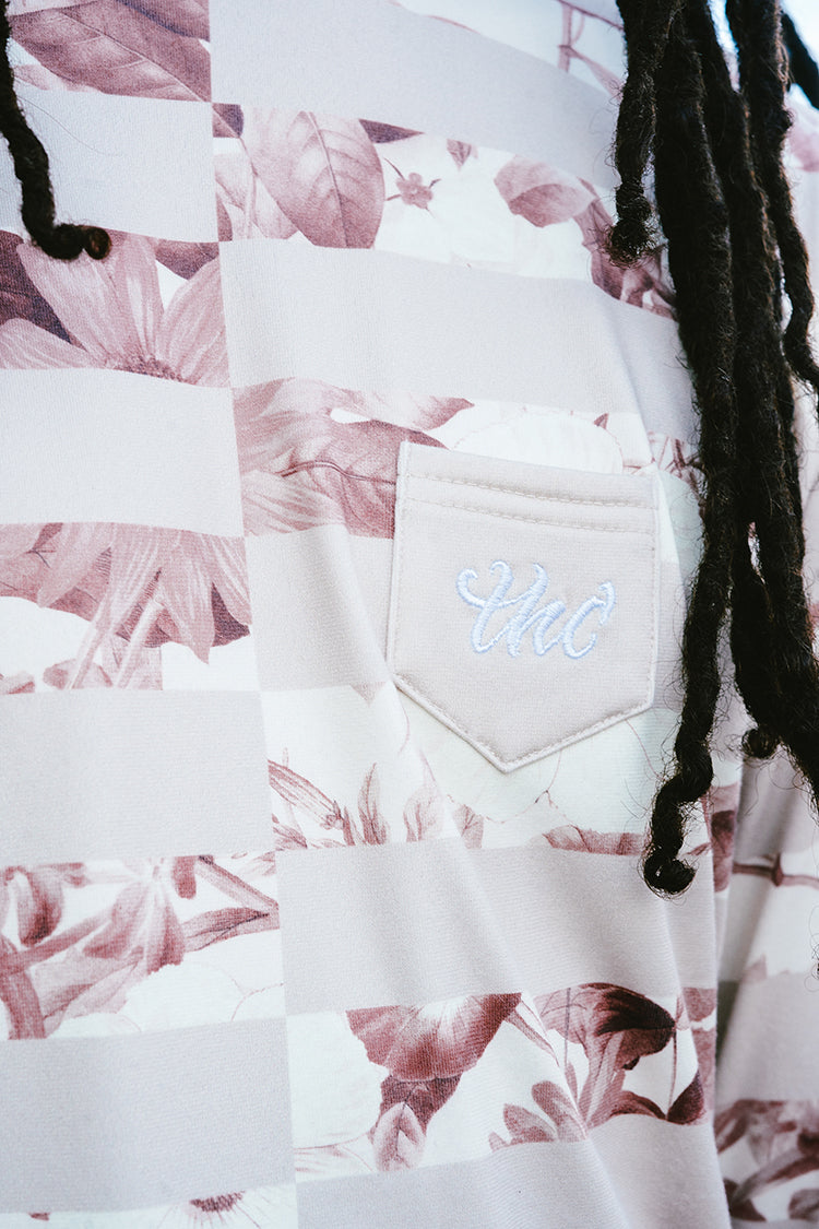Flower Era Striped Pullover Crewneck - The Hideout Clothing