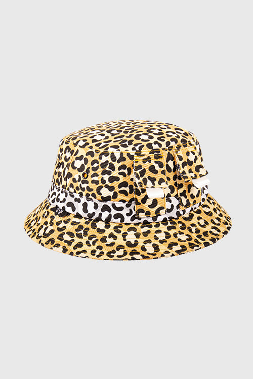 Tropics Leopard Denim Bucket Hat - The Hideout Clothing