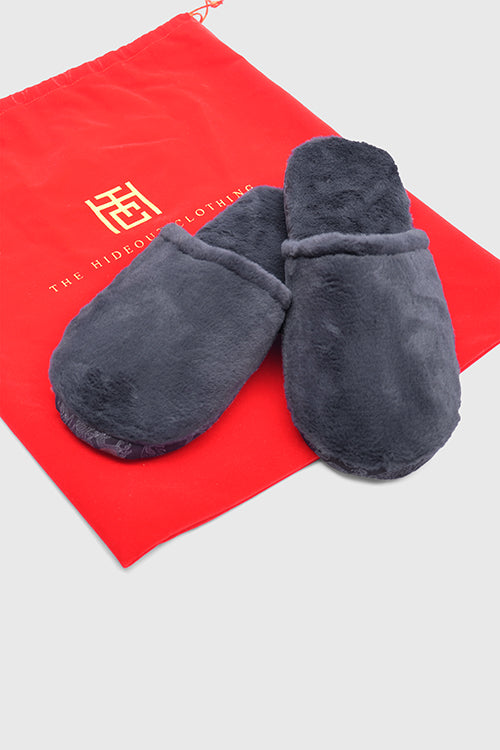The Hideout Clothing - Eternal Fortune Fur House Slippers