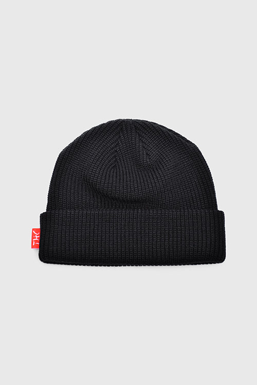 The Hideout Clothing - Emblem Ribbed Fisherman Beanie