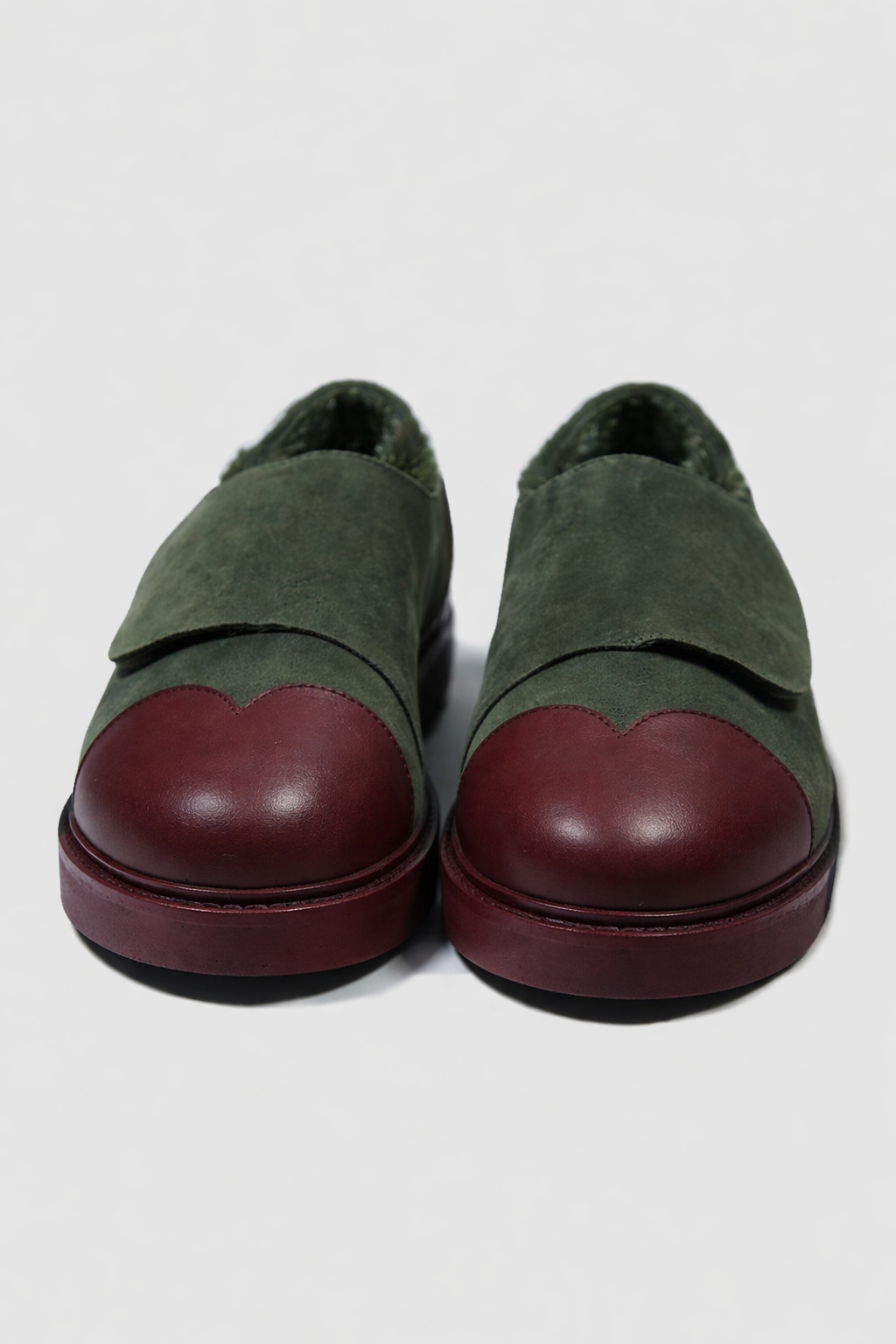 Deep green Heart Guard Slip-On