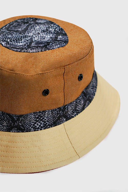 Snakes & Shapes Reversible Bucket Hat - The Hideout Clothing