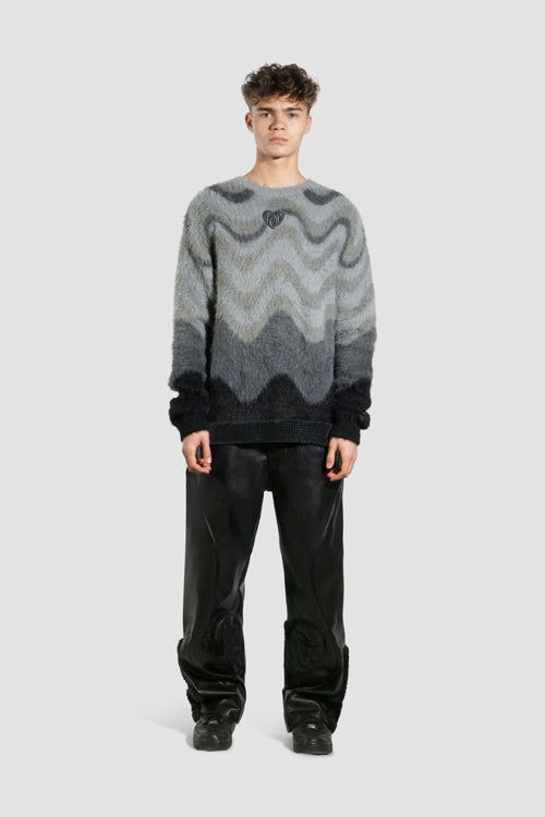 The Hideout Clothing Mohair Knit Crewneck Sweater