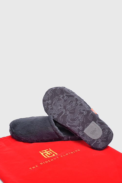 The Hideout Clothing - Eternal Fortune Fur House Slippers