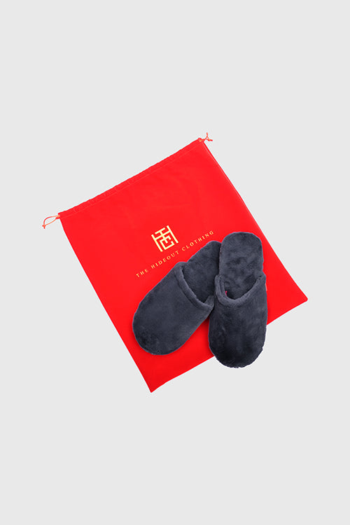 The Hideout Clothing - Eternal Fortune Fur House Slippers