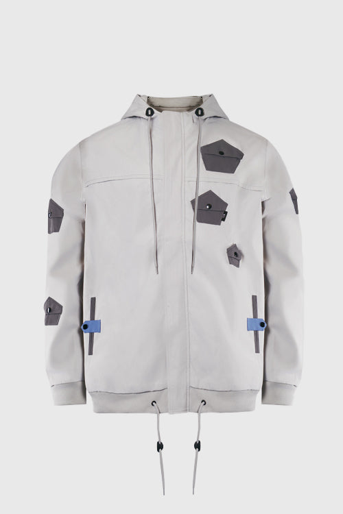 The Hideout Clothing - Frosty Nylon Track Windbreaker Jacket