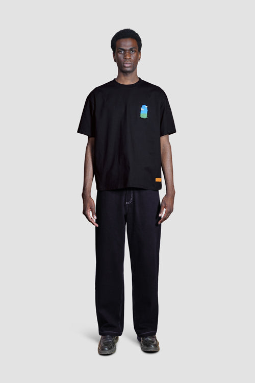 Growing Flowers Window Tee Black model