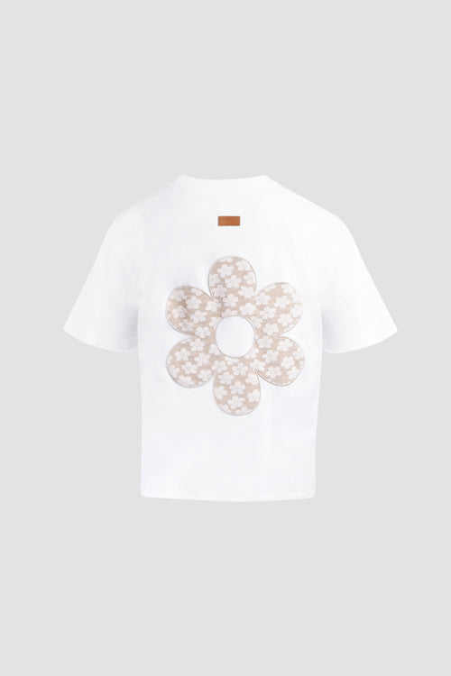 Hi Flower Pattern Tee
