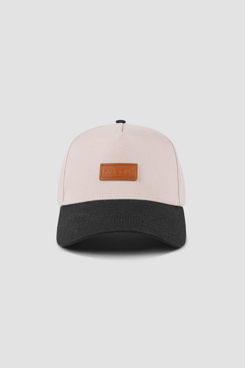 Hideout Leather Label two-tone 6-panel Dad Cap