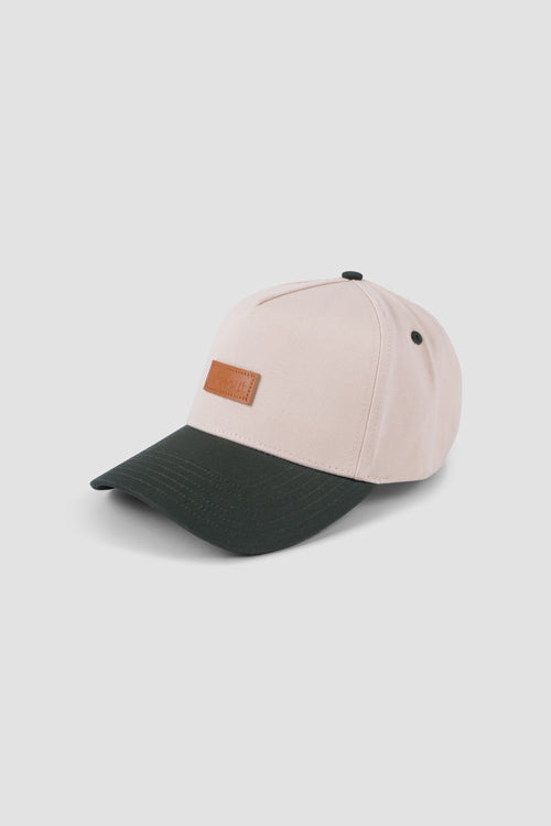 Hideout Leather Label two-tone 6-panel Dad Cap