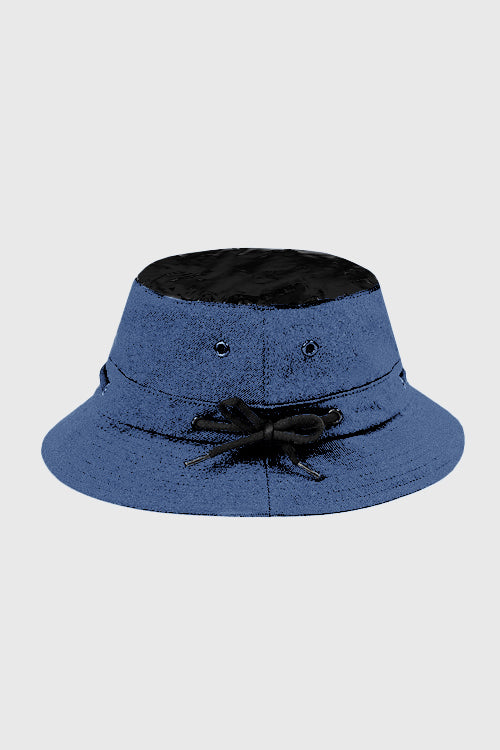 Octagon Denim Bucket Hat - The Hideout Clothing