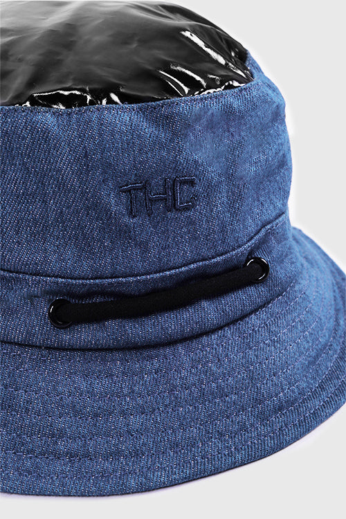 Octagon Denim Bucket Hat - The Hideout Clothing