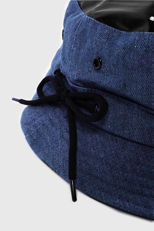 Octagon Denim Bucket Hat - The Hideout Clothing